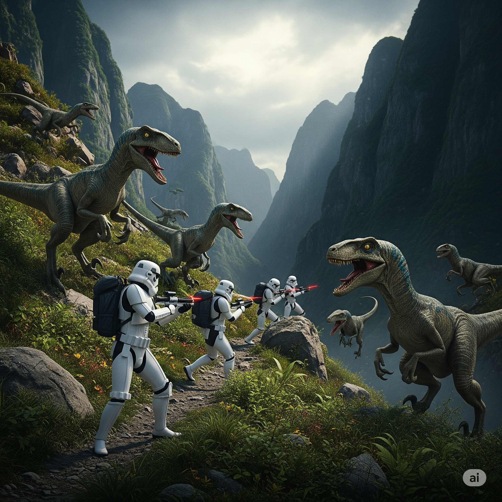 Image d'un groupe randonneurs